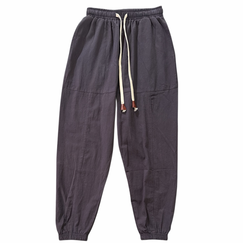 New Kidoriman Kireina Men Xs Slight Crop Cotton Waistband Mid Rise Joggers — image 2 of 8